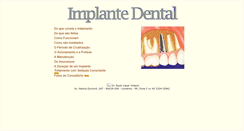 Desktop Screenshot of implantedental.com.br